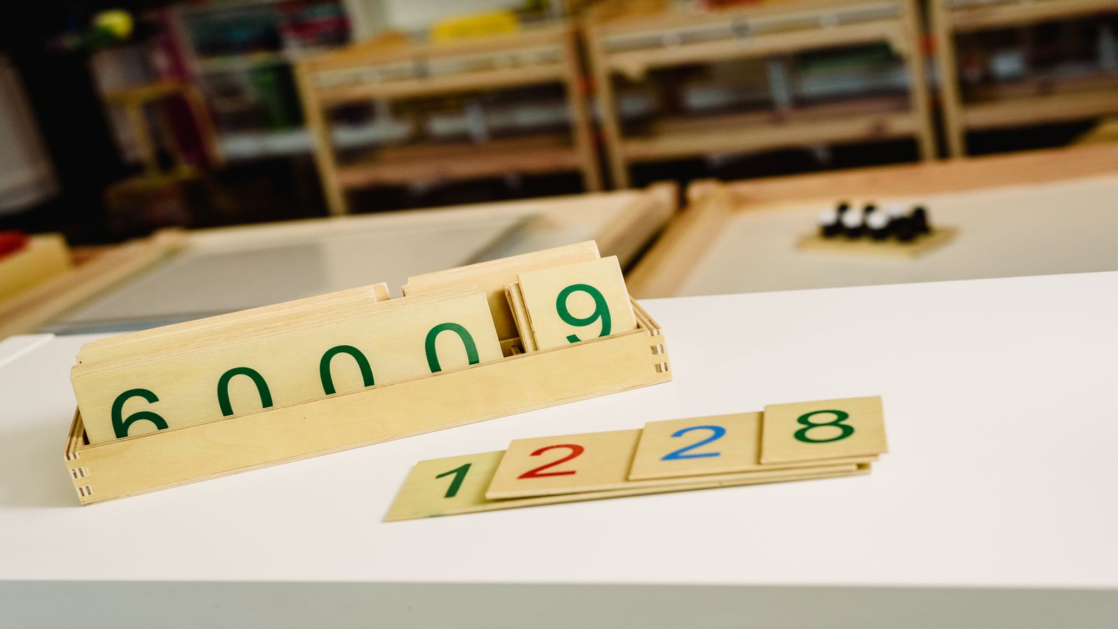 Long division working converting a fraction to a repeating decimal