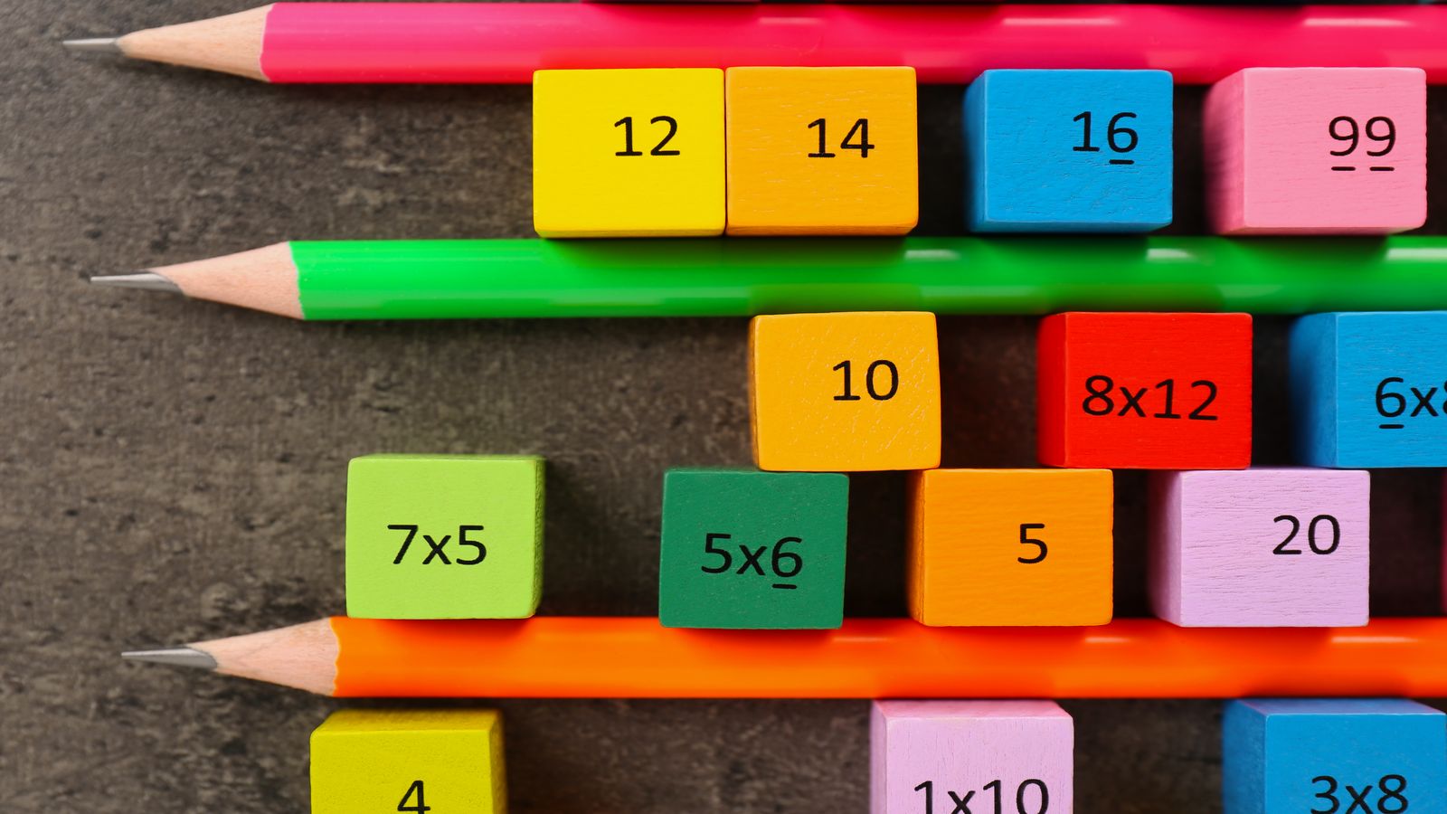 Visual number line showing fractions getting smaller after multiplication